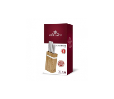 Block knife set Ambiente Oak