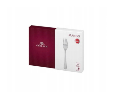 Cake forks 6 pcs gloss MANGO