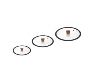 Set of 3x pan lids 20/24/28...