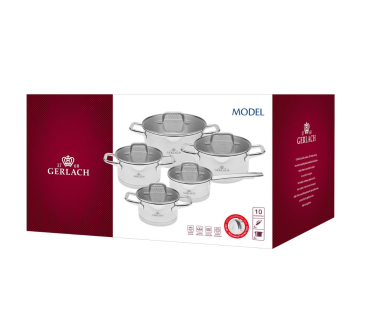Zestaw garnków 10el. Model